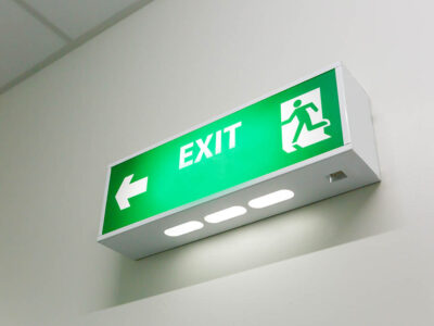 Emergency lighting exit Bedfordshire